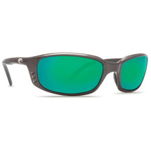 Costa Del Mar Costa Brine Gunmetal Frame Sunglasses w/Green Mirror 580P Lenses 06S9017-90170959