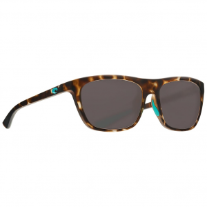 Costa Del Mar Costa Cheeca Matte Shadow Tortoise Frame Sunglasses w/Gray 580P Lenses 06S9005-90050357