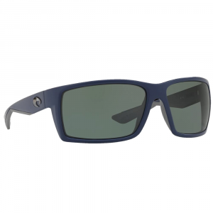 Costa Del Mar Costa Reefton Matte Blue Frame Sunglasses w/Blue Mirror 580P Lenses 06S9007-90071264 in Gray 580P
