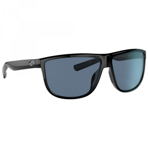 Costa Del Mar Costa Rincondo Shiny Black Sunglasses w/Gray 580P Lenses 06S9010-90100361