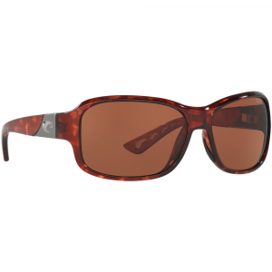 Costa Del Mar Costa Inlet Tortoise Frame Sunglasses w/Copper 580P Lenses 06S9042-90420158