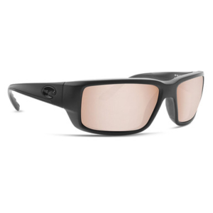 Costa Del Mar Costa Fantail Blackout Frame Sunglasses w/ Copper Silver Mirror 580P Lenses TF-01-OSCP