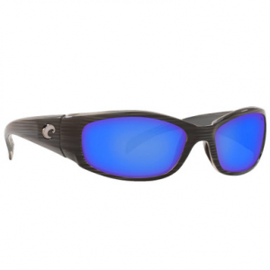 Costa Del Mar Costa Hammerhead Silver Teak Frame Sunglasses w/ Blue Mirror 580P Lenses HH-28-OBMP
