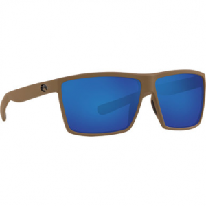 Costa Del Mar Costa Rincon Moss Frame Sunglasses w/ Blue Mirror 580P Lenses RIN-198-OBMP