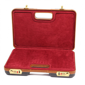 Negrini ABS 1 Gun Case w/ Accessories 2023LX/4840 in Black Exterior/ Red Interior