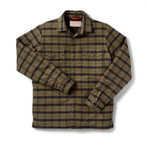 Filson Insulated Alaskan Guide Jac Shirt Otter Green Black XL 10656 in Otter Green/black Plaid
