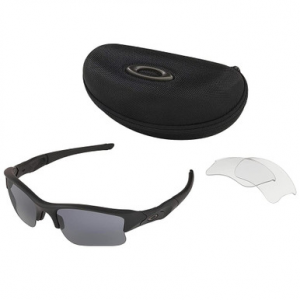 Oakley SI Flak Jacket XLJ Arry Clear w/Grey Lenses 53-065