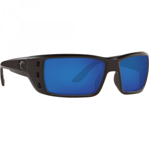 Costa Del Mar Costa Permit Blackout Frame Sunglasses w/Gray 580P Lenses 06S9022-90220162 in Blue Mirror 580G