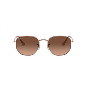 Ray-Ban Hexagonal Copper Pink Gradient Brown 0RB3548N-9069A551