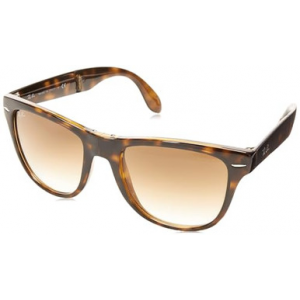 Ray-Ban Folding Wayfarer Glasses Light Havana Clear Gradient Brown