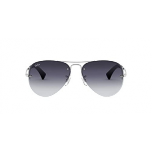 Ray-Ban Silver Light Grey Gradient Dark Blue