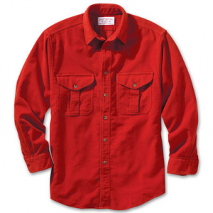 Filson Moleskin Seattle Shirt BurntOrng XS FCO-010475 FIL-10394-BurntOrng-XS in Orange
