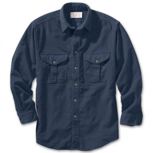 Filson Moleskin Seattle Shirt Navy MD 10394 in Blue, M