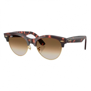 Ray-Ban Clubmaster Way Pink Tortoise on Gold Clear Gradient Brown 0RB2341-14325154