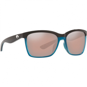 Costa Del Mar Costa Anaa Sea Glass Frame Ocearch Sunglasses w/Copper Silver Mirror 580P Lenses 06S9053-90530955