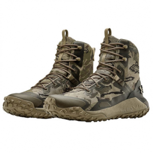 Under Armour Whitetail HOVR Dawn Waterproof Unisex Boots Ridge Reaper Camo Barren/Bayou Size 6/7.5 3023105-900015, 6
