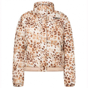 Oakley Women's TNP Cheeta Tie-Dye Print Puffy Jacket Medium FOA500468-9WE-M
