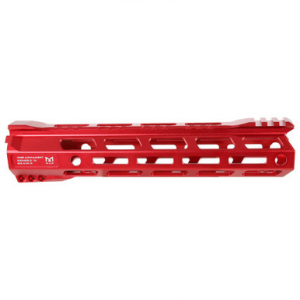 RISE Armament RA-905 10" RISE Red Skeletonized AR-15 M-LOK Handguard RA-905-100-RR