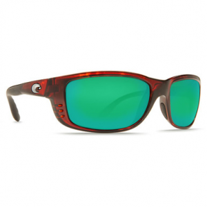 Costa Del Mar Costa Zane Tortoise Frame Sunglasses w/Green Mirror 580P Lenses 06S9059-90590461
