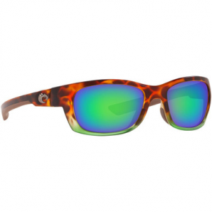 Costa Del Mar Costa Trevally Matte Tortuga Fade Frame Sunglasses w/ Green Mirror 580P Lenses GT-77-OGMP