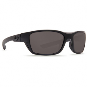 Costa Del Mar Costa Whitetip Blackout Frame Sunglasses w/ Gray 580P C-Mate 1.50 Lenses WTP-01-OGP-1.50