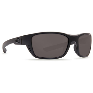 Costa Del Mar Costa Whitetip Blackout Frame Sunglasses w/ Gray 580P C-Mate 2.50 Lenses WTP-01-OGP-2.50