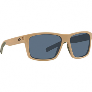 Costa Del Mar Costa Slack Tide Sand Frame Sunglasses w/ Gray 580P Lenses SLT-248-OGP