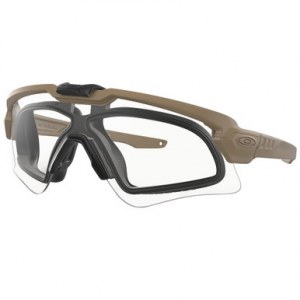 Like New Oakley SI Ballistic M-Frame ALPHA Tan Operator w/Kit Square Case + Clear, Grey, PRIZM TR22, and PRIZM TR45 Lens Array OO9296-1144