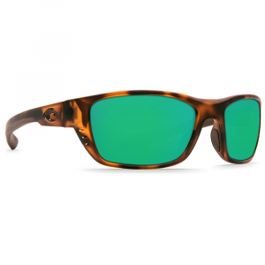 Costa Del Mar Costa Whitetip Retro Tortoise Frame Sunglasses w/Green Mirror 580G Lenses 06S9056-90561658
