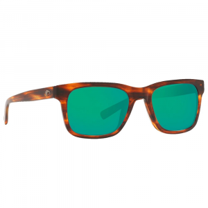 Costa Del Mar Costa Tybee Shiny Tortoise Sunglasses w/Green Mirror 580G Lenses 06S2003-20030652