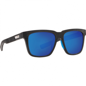 Costa Del Mar Costa Untangled Pescador Net Gray w/Blue Rubber Sunglasses w/Blue Mirror 580G Lenses 06S9029-90290155 in Net Gray With Blue Rubber