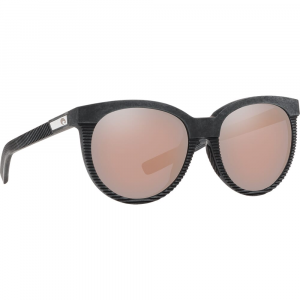 Costa Del Mar Costa Untangled Victoria Net Gray w/Black Rubber Sunglasses w/Copper Silver Mirror 580G Lenses 06S9031-90310256