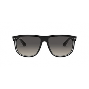 Ray-Ban Boyfriend Black on Transparent Light Grey Gradient Dark Grey 0RB4147-60397160