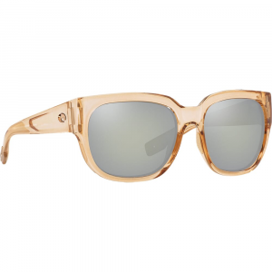 Costa Del Mar Costa Waterwoman II Shiny Blonde Sunglasses w/Gray Silver Mirror 580G Lenses 06S9004-90040658