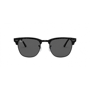 Ray-Ban Clubmaster Wrinkled Black on Black Dark Grey