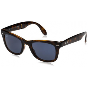 Ray-Ban Folding Wayfarer Glasses Havana Dark Grey
