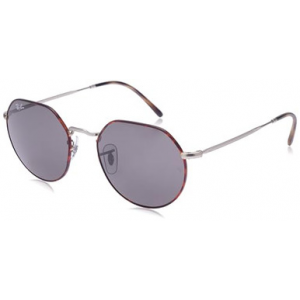 Ray-Ban Jack Matte Havana on Matte Silver Dark Grey