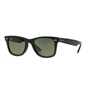 Ray-Ban Wayfarer Glasses Matte Black G-15 Green