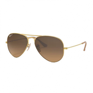 Ray-Ban Aviator Large Metal Matte Arista Brown Gradient Polar 0RB3025-112M258