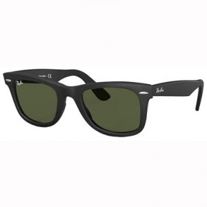 Ray-Ban Wayfarer Glasses Matte Black G-15 Green 0RB2140F-901S52