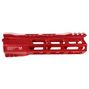 RISE Armament RA-905 7.5" RISE Red Skeletonized AR-15 M-LOK Handguard RA-905-075-RR