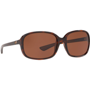 Costa Del Mar Costa Riverton Shiny Tortoise Frame Sunglasses w/ Copper 580P Lenses RVT-10-OCP