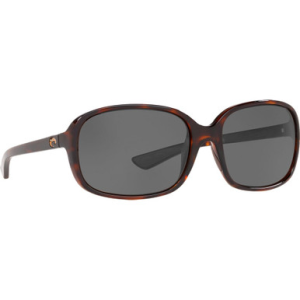 Costa Del Mar Costa Riverton Shiny Tortoise Frame Sunglasses w/ Gray 580P Lenses RVT-10-OGP
