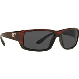 Costa Del Mar Costa Fantail Tortoise Global Fit Frame Sunglasses w/ Gray 580P Lenses TF-10GF-OGP