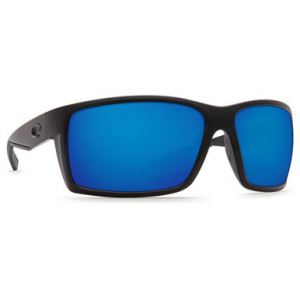 Costa Del Mar Costa Reefton Blackout Frame Sunglasses w/Blue Mirror 580G Lenses - New Without Tags 06S9007-90071764