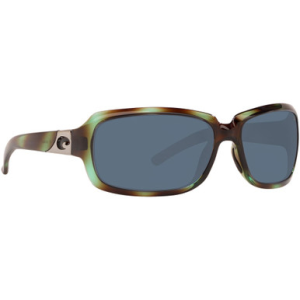 Costa Del Mar Costa Isabela Shiny Seagrass Frame Sunglasses w/ Gray 580P Lenses IB-128-OGP