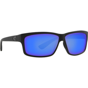 Costa Del Mar Costa Cut Blackout Frame Sunglasses w/ Blue Mirror 580P Lenses UT-01-OBMP