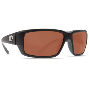 Costa Del Mar Costa Fantail Matte Black Global Fit Frame Sunglasses w/ Copper 580P Lenses TF-11GF-OCP