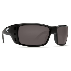 Costa Del Mar Costa Permit Matte Black Global Fit Frame Sunglasses w/ Gray 580P Lenses PT-11GF-OGP