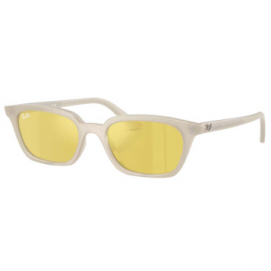 Ray-Ban Cloudy Warm White Yellow Mirror Flash Gold 0RB4456-68086D50